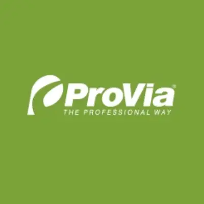 ProVia logo with the tagline The Professional Way in white text on a green background.